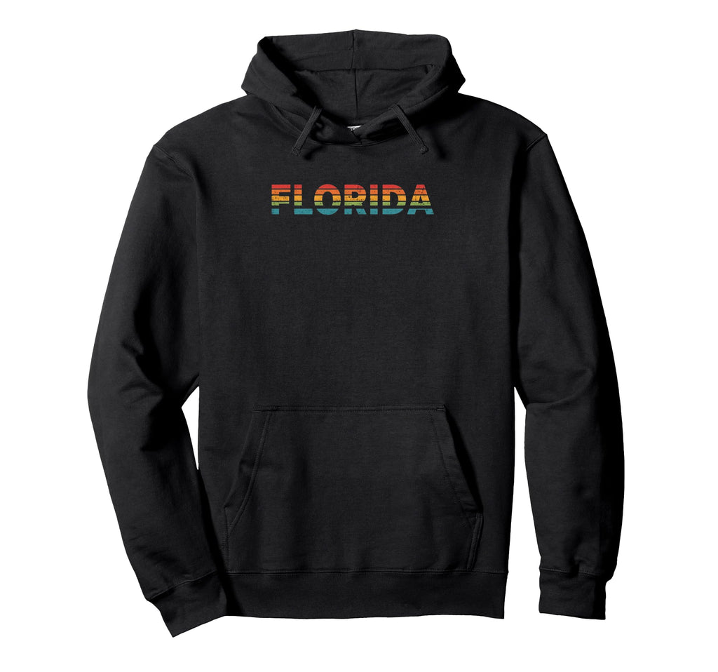 Florida Vacation Sunset 70S Hoodie - Casual Everyday Wear Unisex - T-Shirt, Sweatshirt, Hoodie