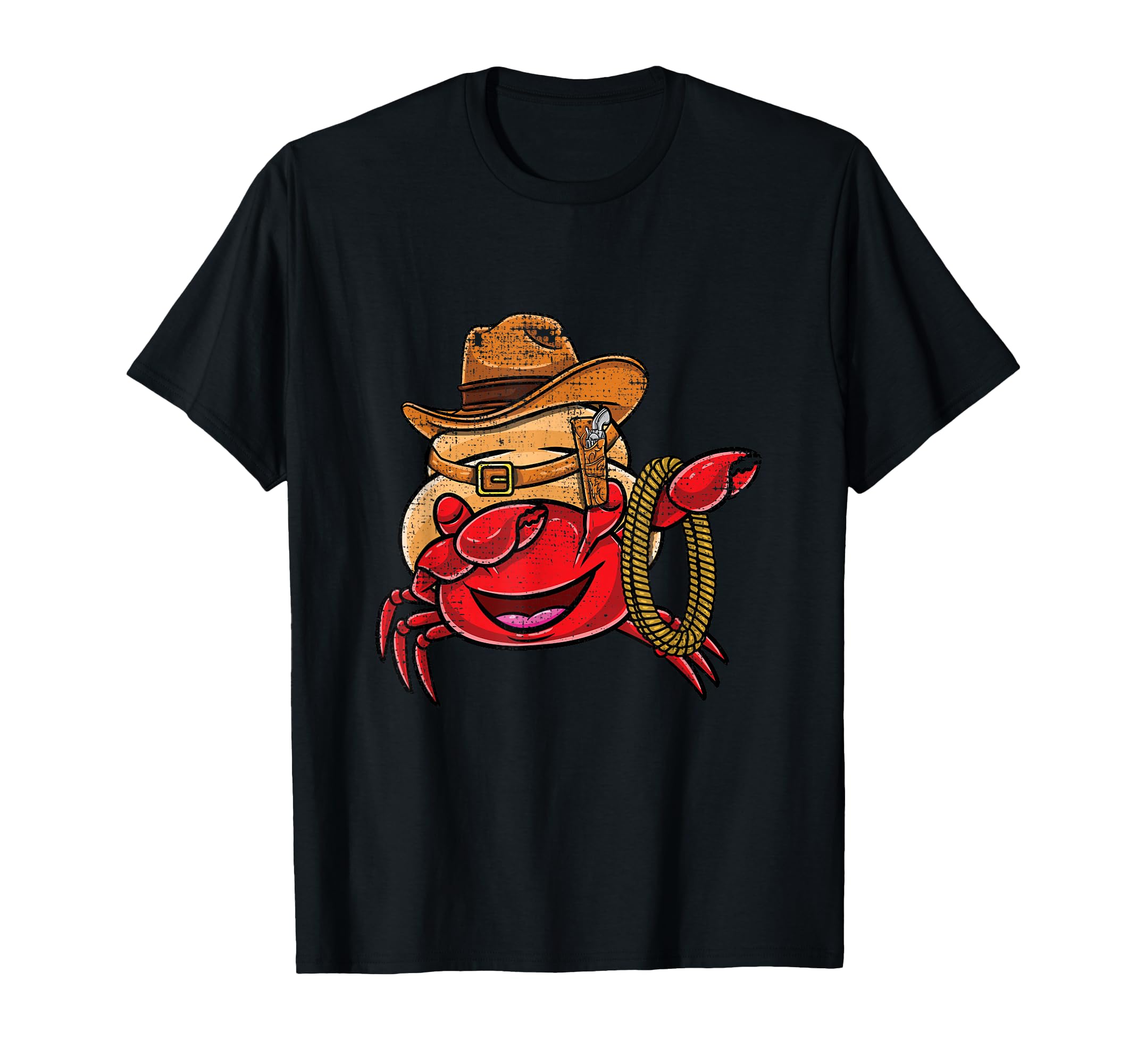 Dabbing Cowboy Halloween Crab T-Shirt - Fun Novelty Design Unisex - T-Shirt, Sweatshirt, Hoodie