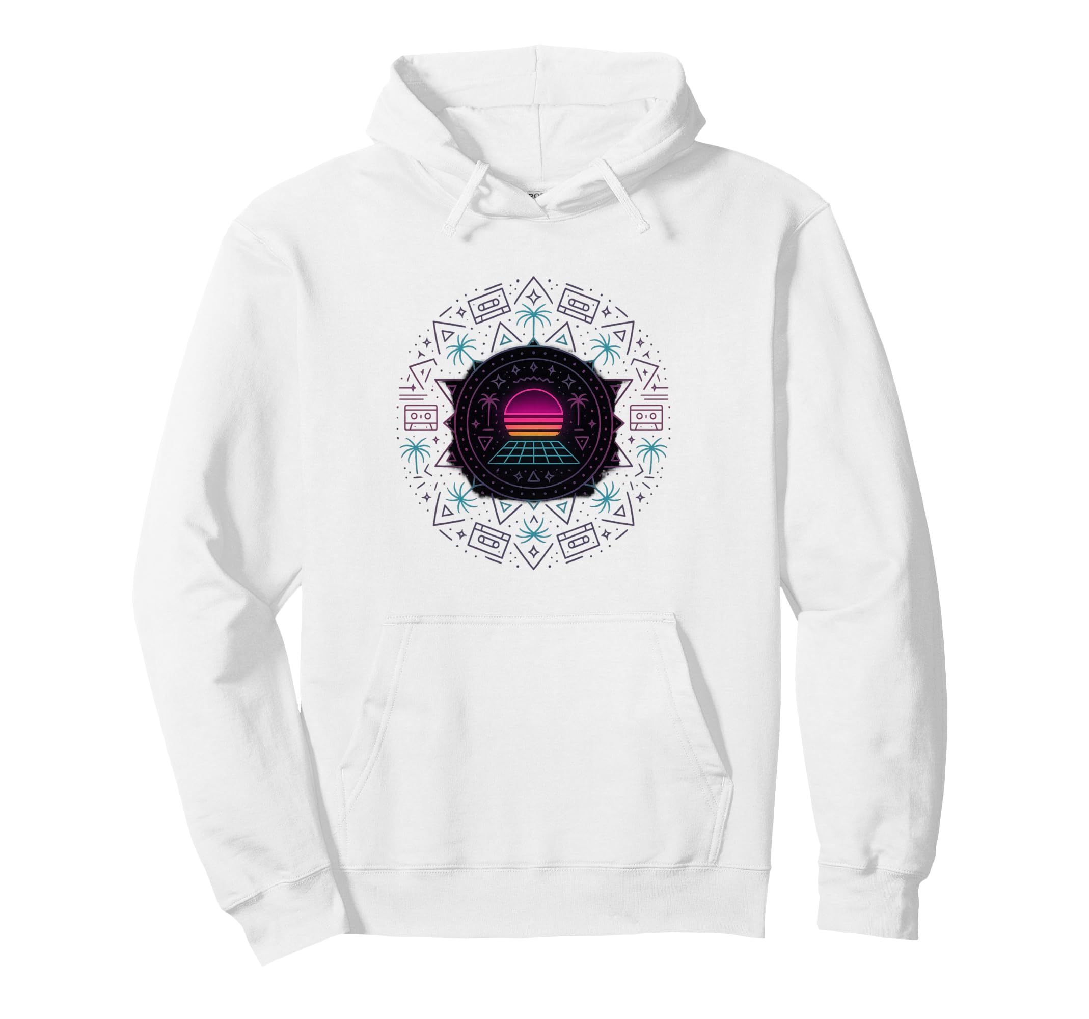 80S Synthwave Hoodie - Streetwear Style for Adults - T-Shirt, Sweatshirt, Hoodie