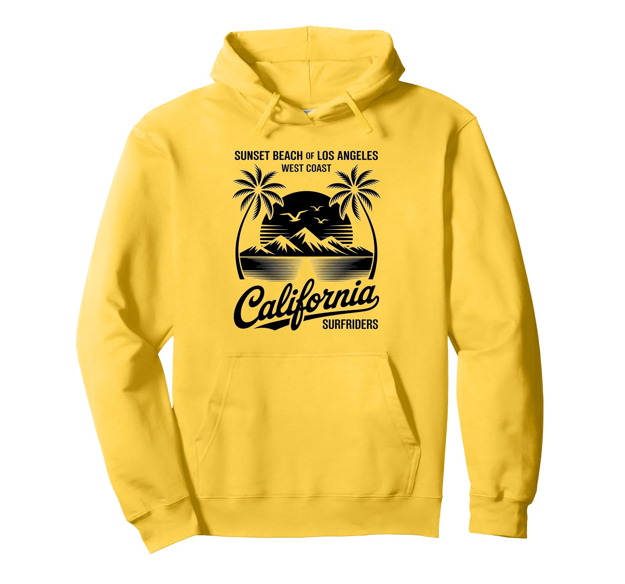 Ocean West Coast Summer Vibes Hoodie - Aesthetic Graphic Men Women - T-Shirt, Sweatshirt, Hoodie