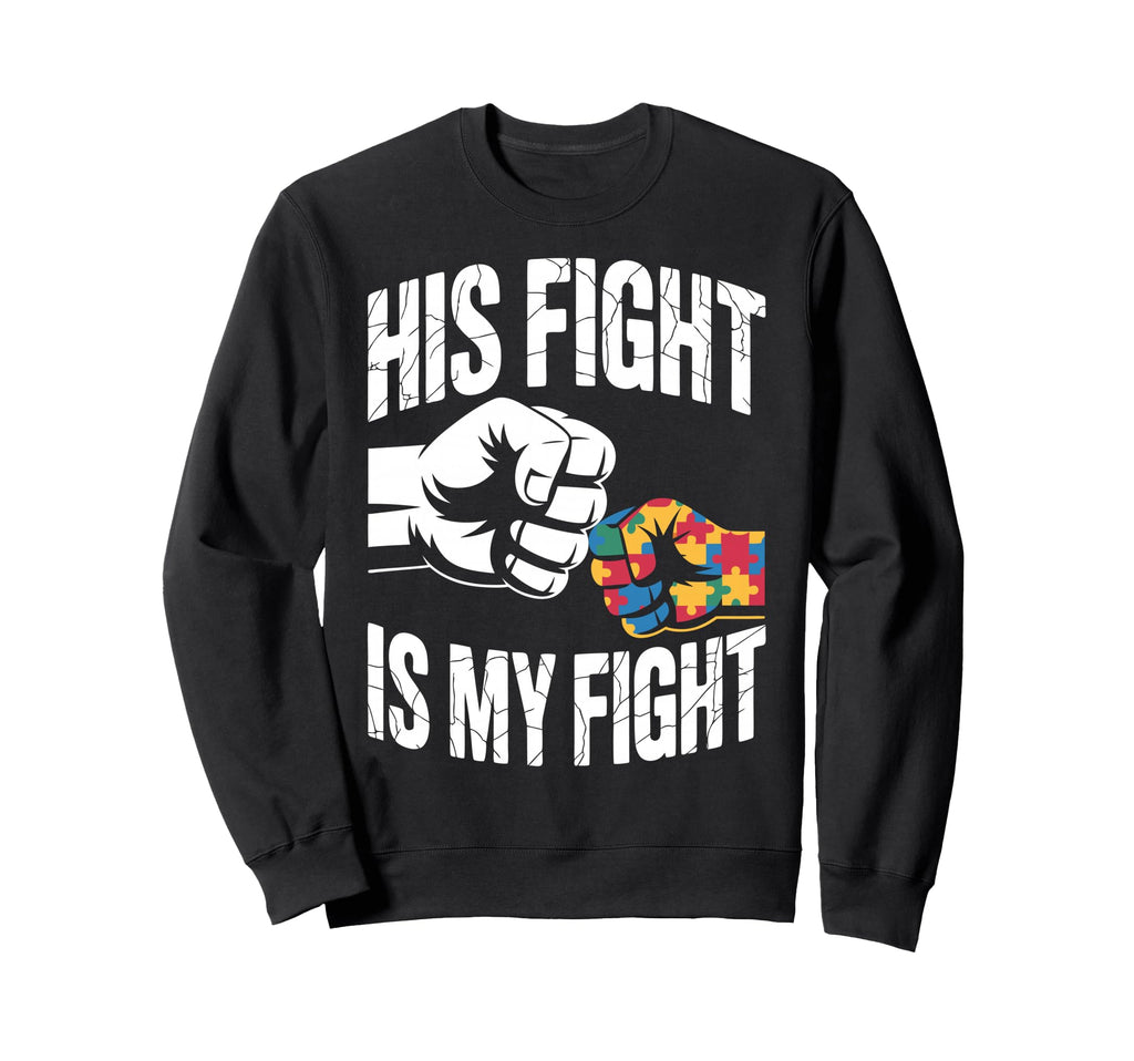 Autism Mom Autism Dad Autistic Son Sweatshirt - Novelty Apparel Unisex - T-Shirt, Sweatshirt, Hoodie