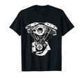 1973 Shovelhead Motorcycle Hd Engine T-Shirt - Minimalist Print Men Women - T-Shirt, Sweatshirt, Hoodie