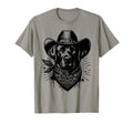Black Labrador Retriever Dog Western T-Shirt - Casual Everyday Wear Unisex - T-Shirt, Sweatshirt, Hoodie