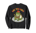 Eat Rich Grumpy Frog 70S Funny Sweatshirt - Streetwear Style Unisex - T-Shirt, Sweatshirt, Hoodie