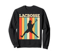 Lacrosse Player Silhouette Sport Sweatshirt - Novelty Apparel Men Women - T-Shirt, Sweatshirt, Hoodie