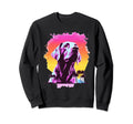 English Pointer 80S Synthwave Sweatshirt - Fun Novelty Design for Adults - T-Shirt, Sweatshirt, Hoodie