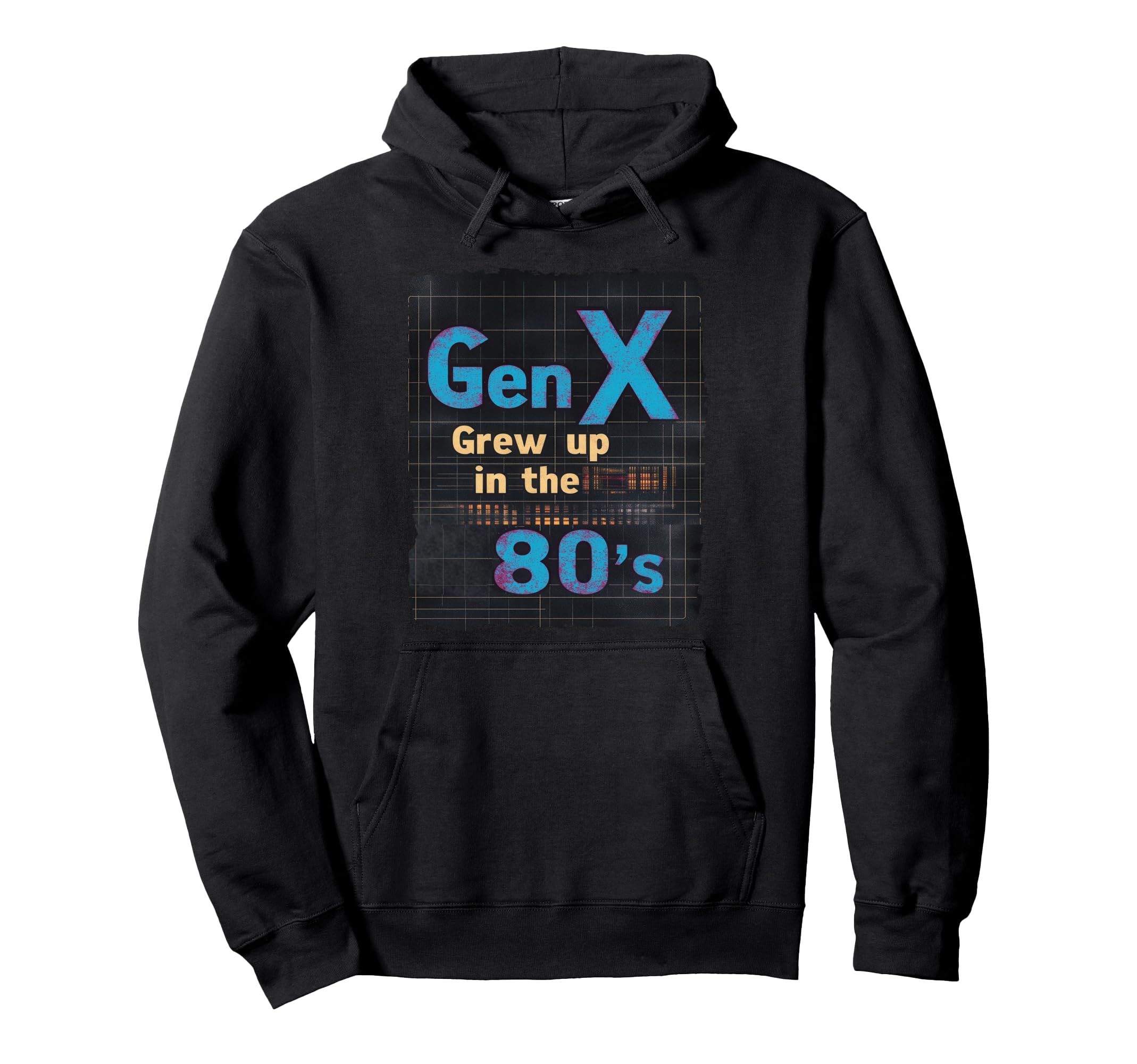 Gen X Grew Up 80S Synthwave Nostalgia Hoodie - Streetwear Style Men Women - T-Shirt, Sweatshirt, Hoodie