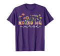Neuro Icu Nursing Wildflower Tees Neuro T-Shirt - Minimalist Print Unisex - T-Shirt, Sweatshirt, Hoodie