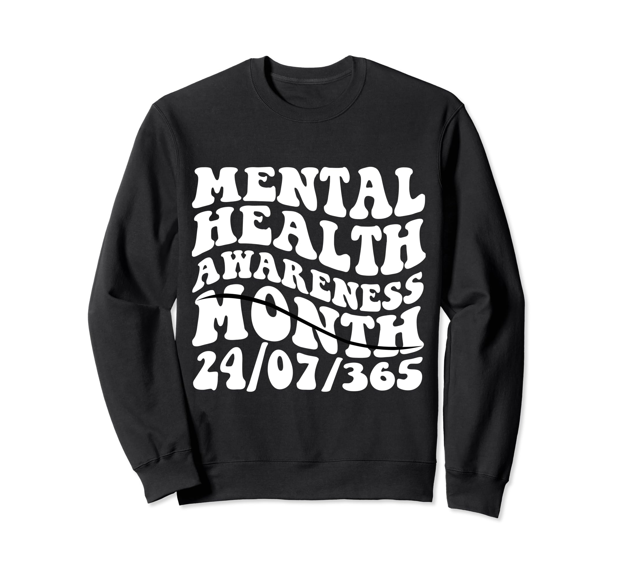 May We Wear Green Mental Health Sweatshirt - Custom Art Print Men Women - T-Shirt, Sweatshirt, Hoodie