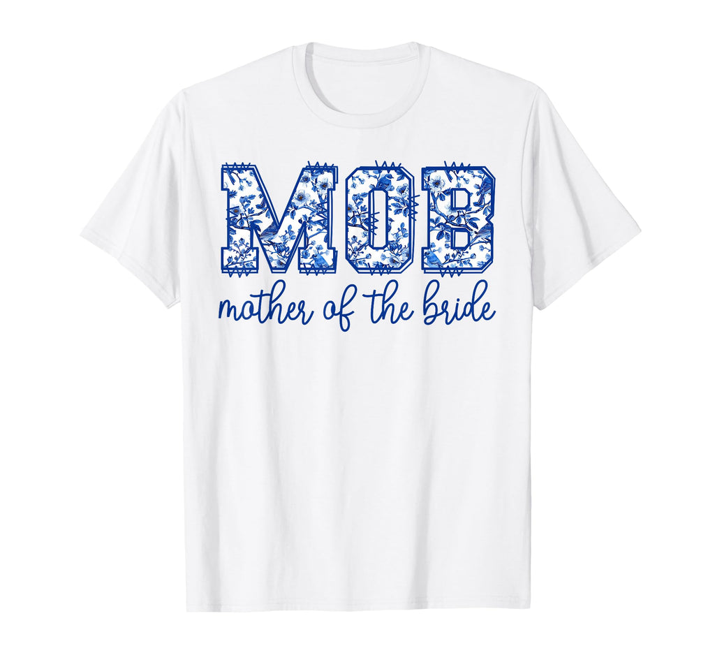 Mother Bride Mod Toile Floral Matching T-Shirt - Unique Graphic for Adults - T-Shirt, Sweatshirt, Hoodie