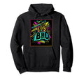80S Bro Party Costume Synthwave Hoodie - Unique Graphic for Adults - T-Shirt, Sweatshirt, Hoodie