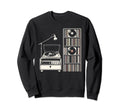 Vinyl Records Player Lover Music Sweatshirt - Fun Novelty Design Men Women - T-Shirt, Sweatshirt, Hoodie