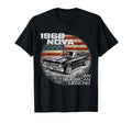 1968 68 Nova Silhouette Muscle Car T-Shirt - Unique Graphic Unisex - T-Shirt, Sweatshirt, Hoodie