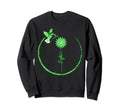 Hummingbird Daisy Ribbon Mental Sweatshirt - Fun Novelty Design Men Women - T-Shirt, Sweatshirt, Hoodie
