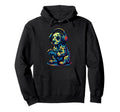 Dalmatian Gamer Gaming Dog Lover Hoodie - Custom Art Print Men Women - T-Shirt, Sweatshirt, Hoodie