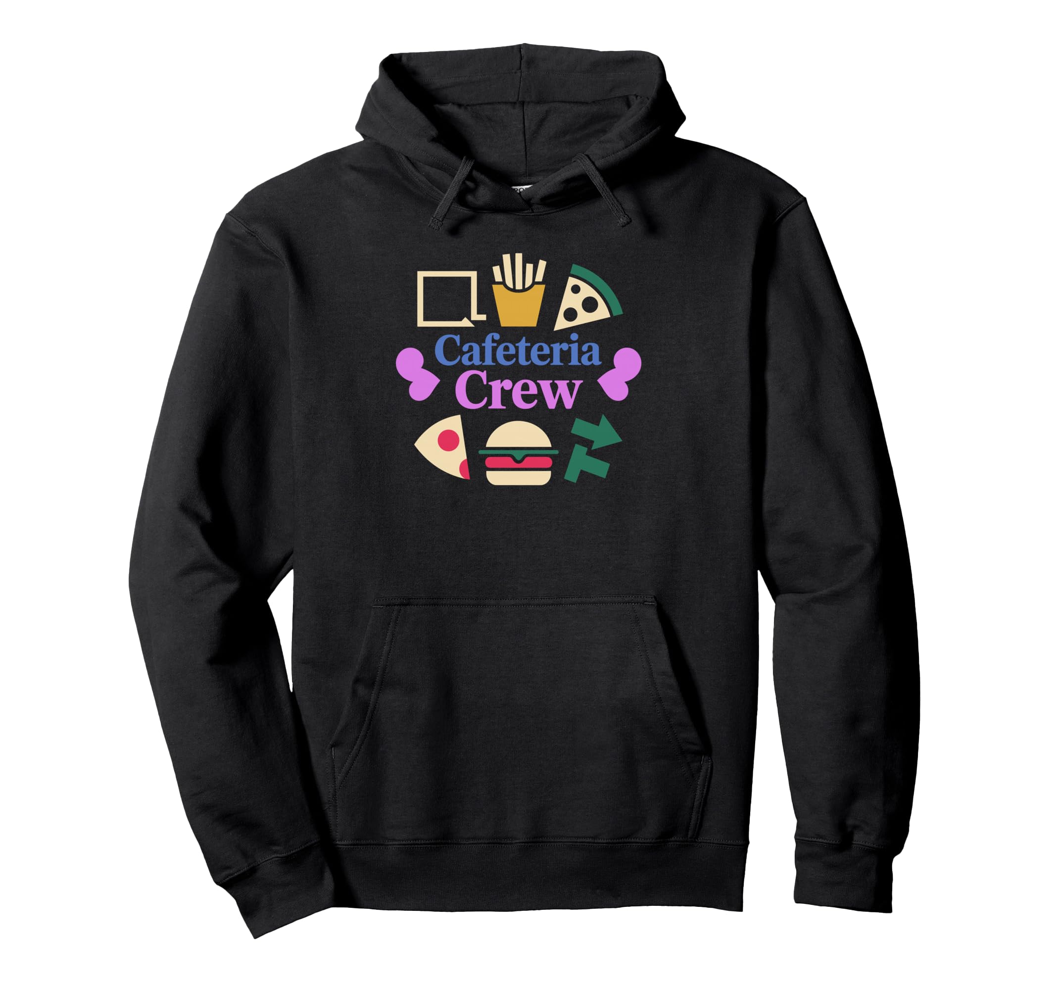 Awesome Cafeteria Crew Lunch Lady Hoodie - Fun Novelty Design Men Women - T-Shirt, Sweatshirt, Hoodie