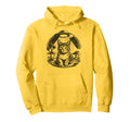 Funny Cat Western Ufo Cowboy Cat Hoodie - Unique Graphic for Adults - T-Shirt, Sweatshirt, Hoodie