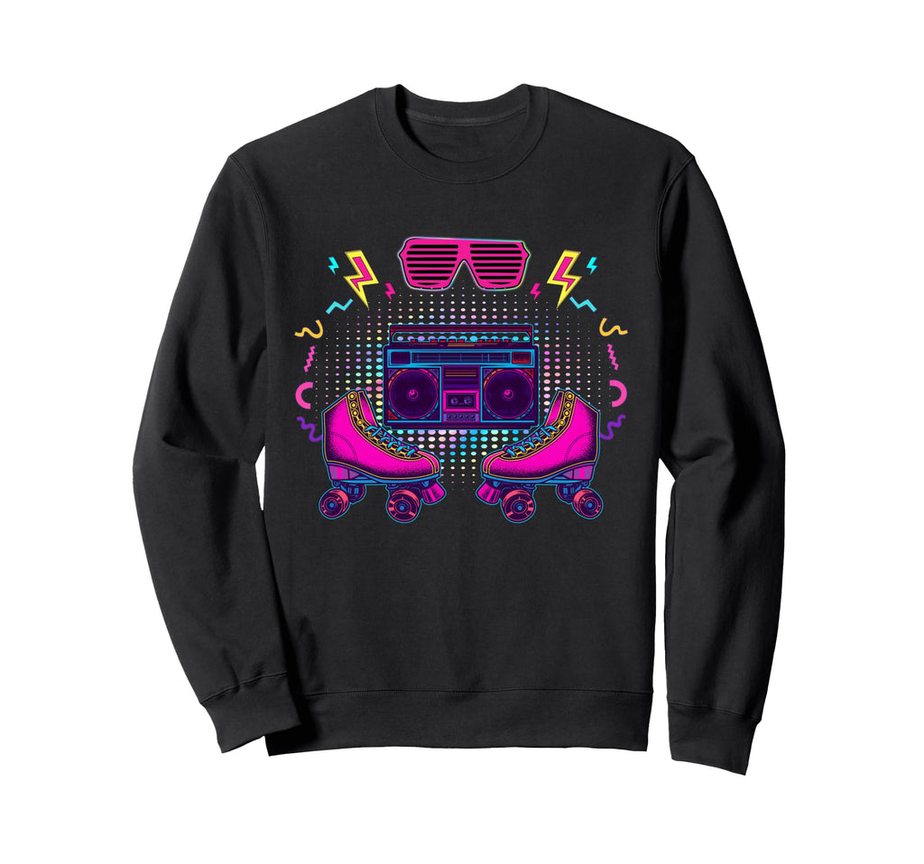 Rollerskates Funny 80S Roller Disco Sweatshirt - Graphic Print Unisex - T-Shirt, Sweatshirt, Hoodie