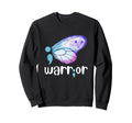 Warrior Butterfly Semicolon Mental Sweatshirt - Custom Art Print Unisex - T-Shirt, Sweatshirt, Hoodie