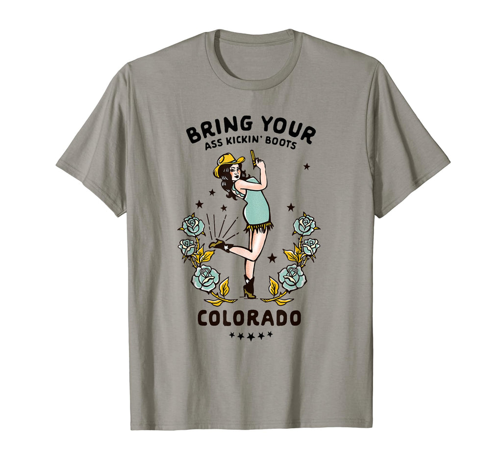 Colorado Western Cowgirl Wild West T-Shirt - Unique Graphic for Adults - T-Shirt, Sweatshirt, Hoodie