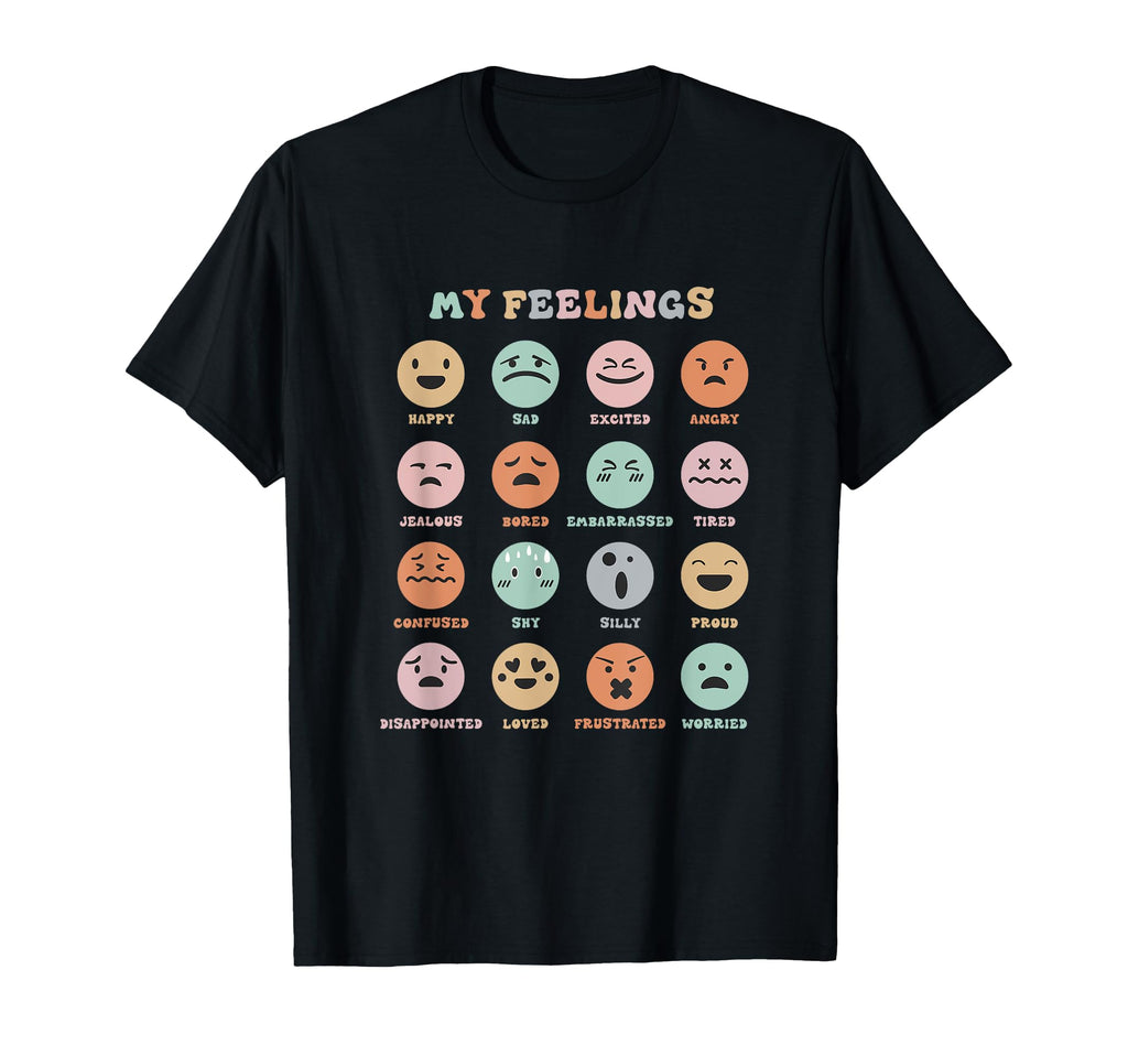 Your Feelings Are Valid Emotion Mental T-Shirt - Unique Graphic for Adults - T-Shirt, Sweatshirt, Hoodie