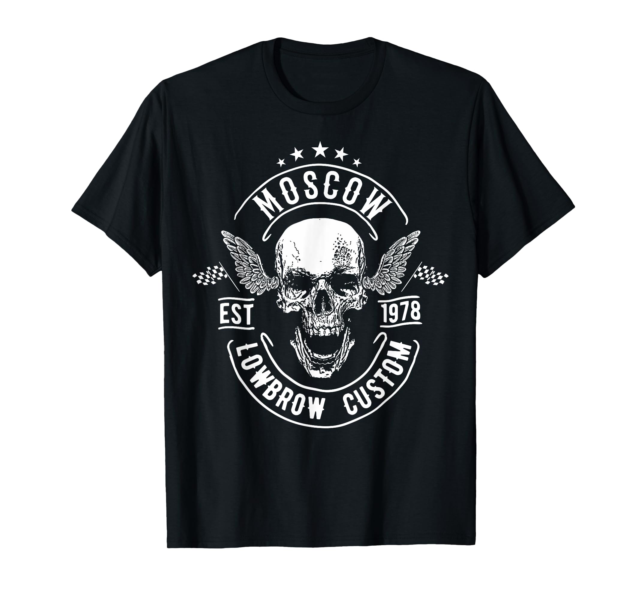 Motorcycle Rebel American Moscow T-Shirt - Casual Everyday Wear Unisex - T-Shirt, Sweatshirt, Hoodie
