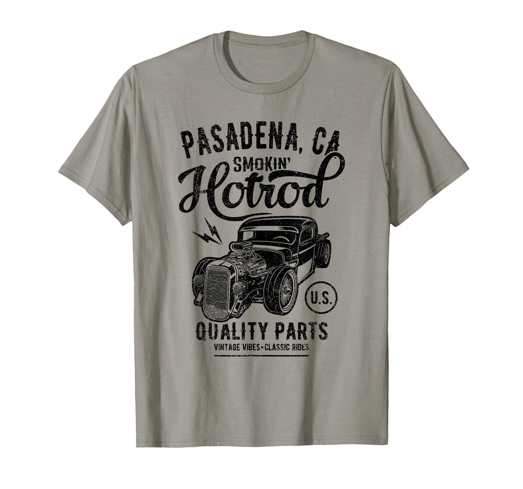 Pasadena California Hotrod Car Distressed T-Shirt - Trendy Graphic Unisex - T-Shirt, Sweatshirt, Hoodie