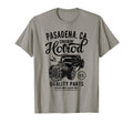 Pasadena California Hotrod Car Distressed T-Shirt - Trendy Graphic Unisex - T-Shirt, Sweatshirt, Hoodie