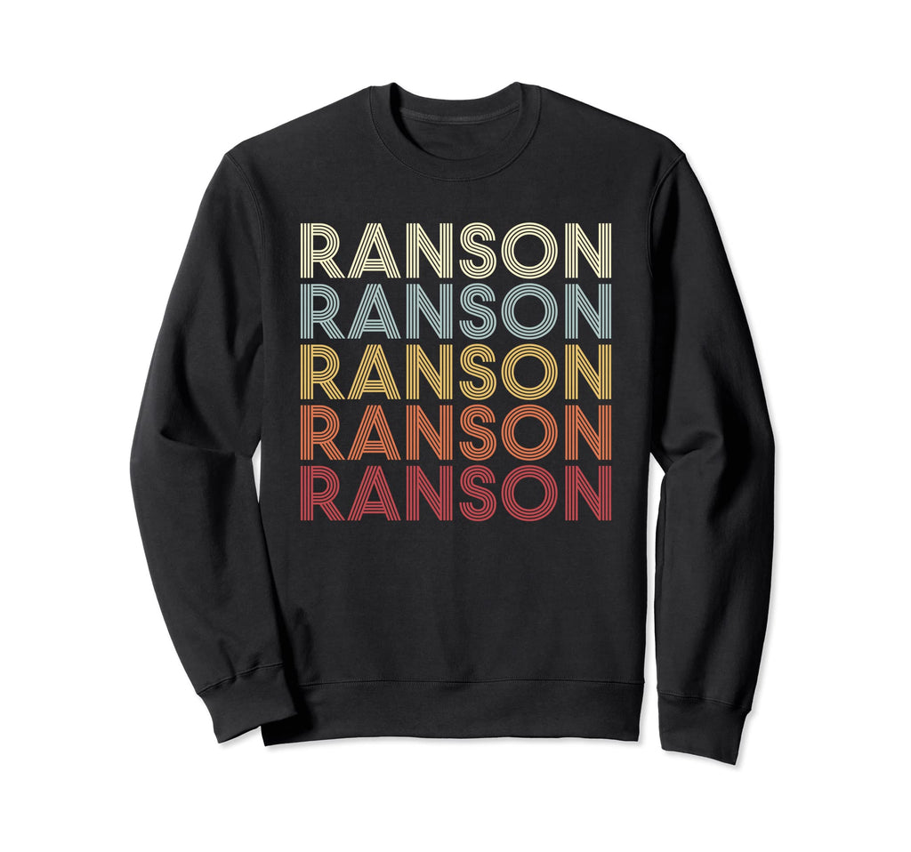 Ranson West Virginia Ranson Wv Text Sweatshirt - Trendy Graphic for Adults - T-Shirt, Sweatshirt, Hoodie