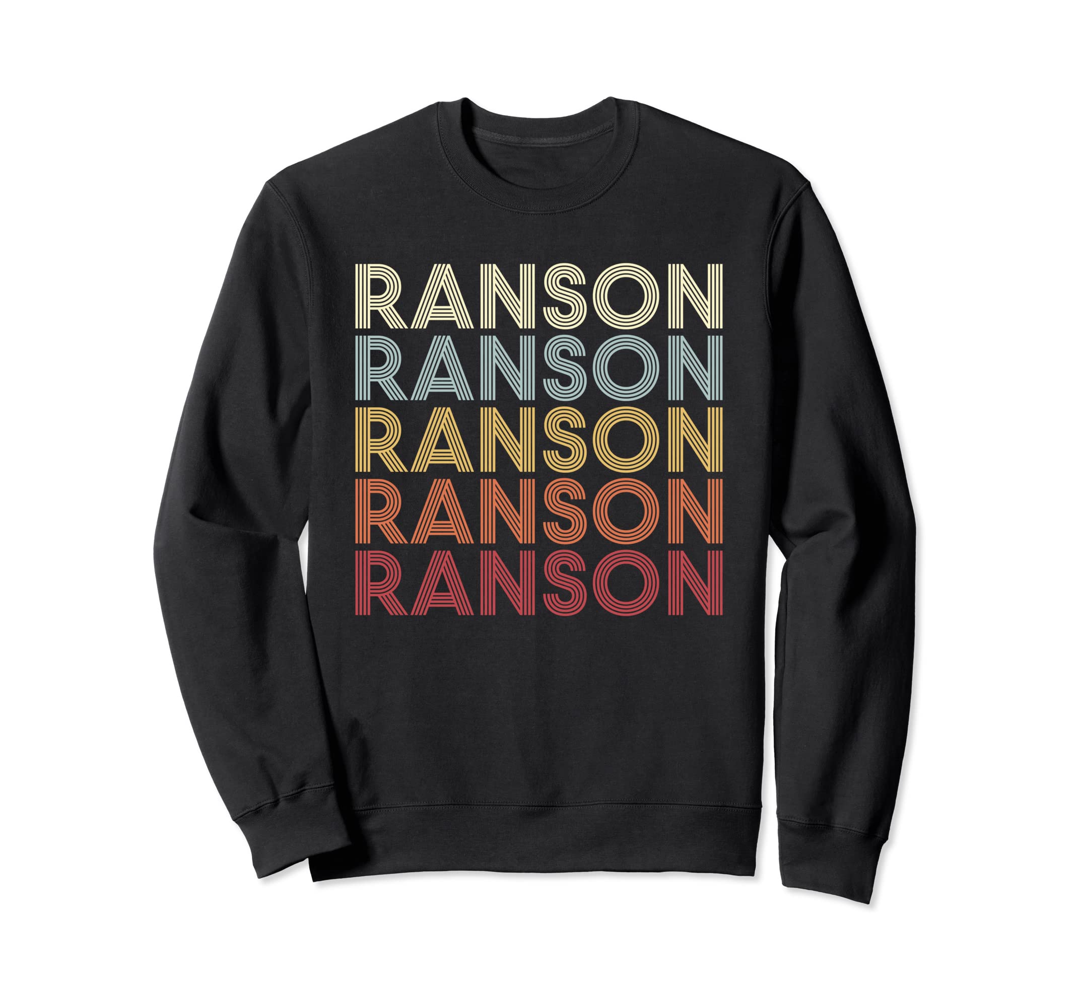 Ranson West Virginia Ranson Wv Text Sweatshirt - Trendy Graphic for Adults - T-Shirt, Sweatshirt, Hoodie