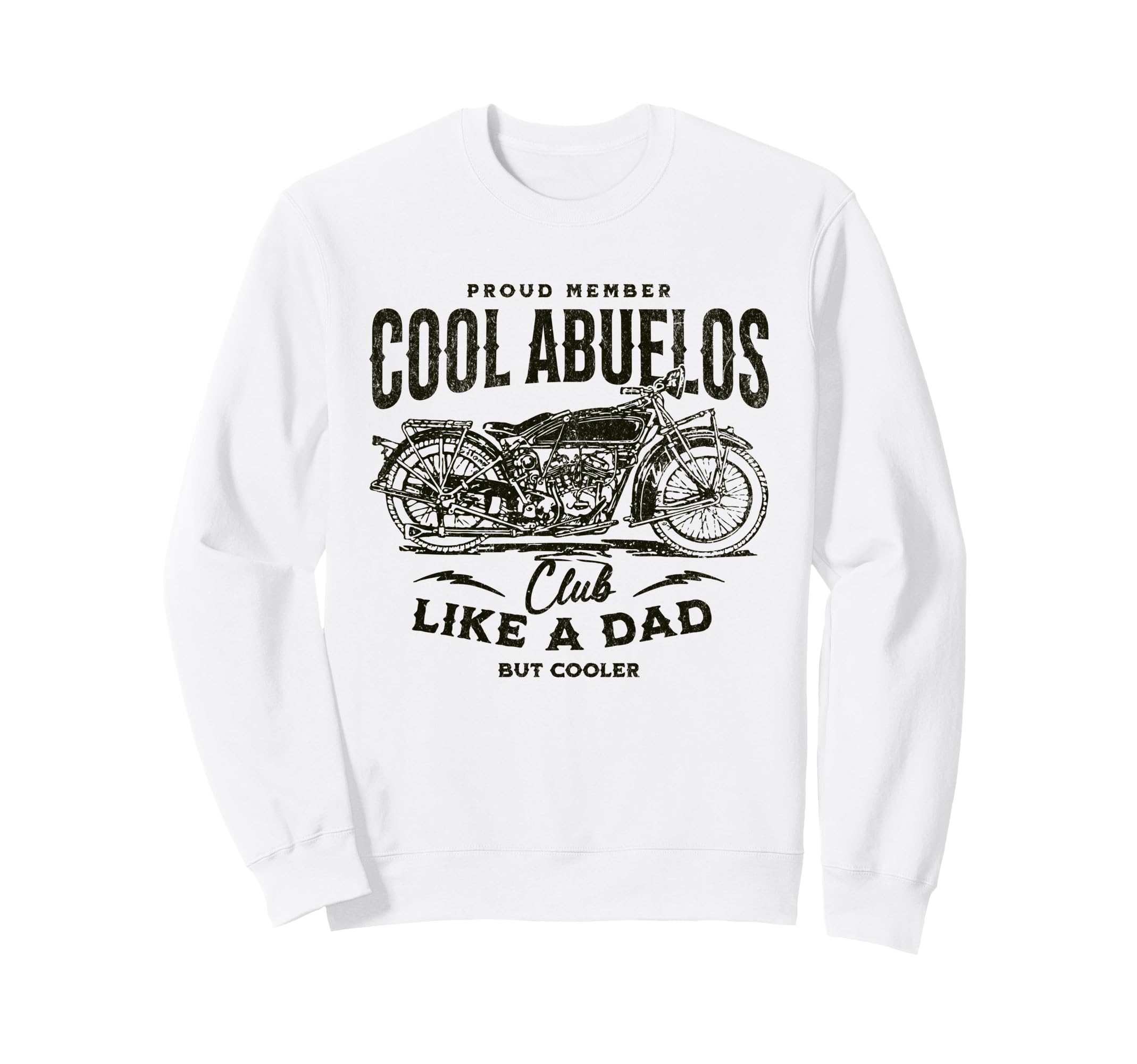 Abuelos Club Motorcycle Sweatshirt - Aesthetic Graphic Unisex - T-Shirt, Sweatshirt, Hoodie