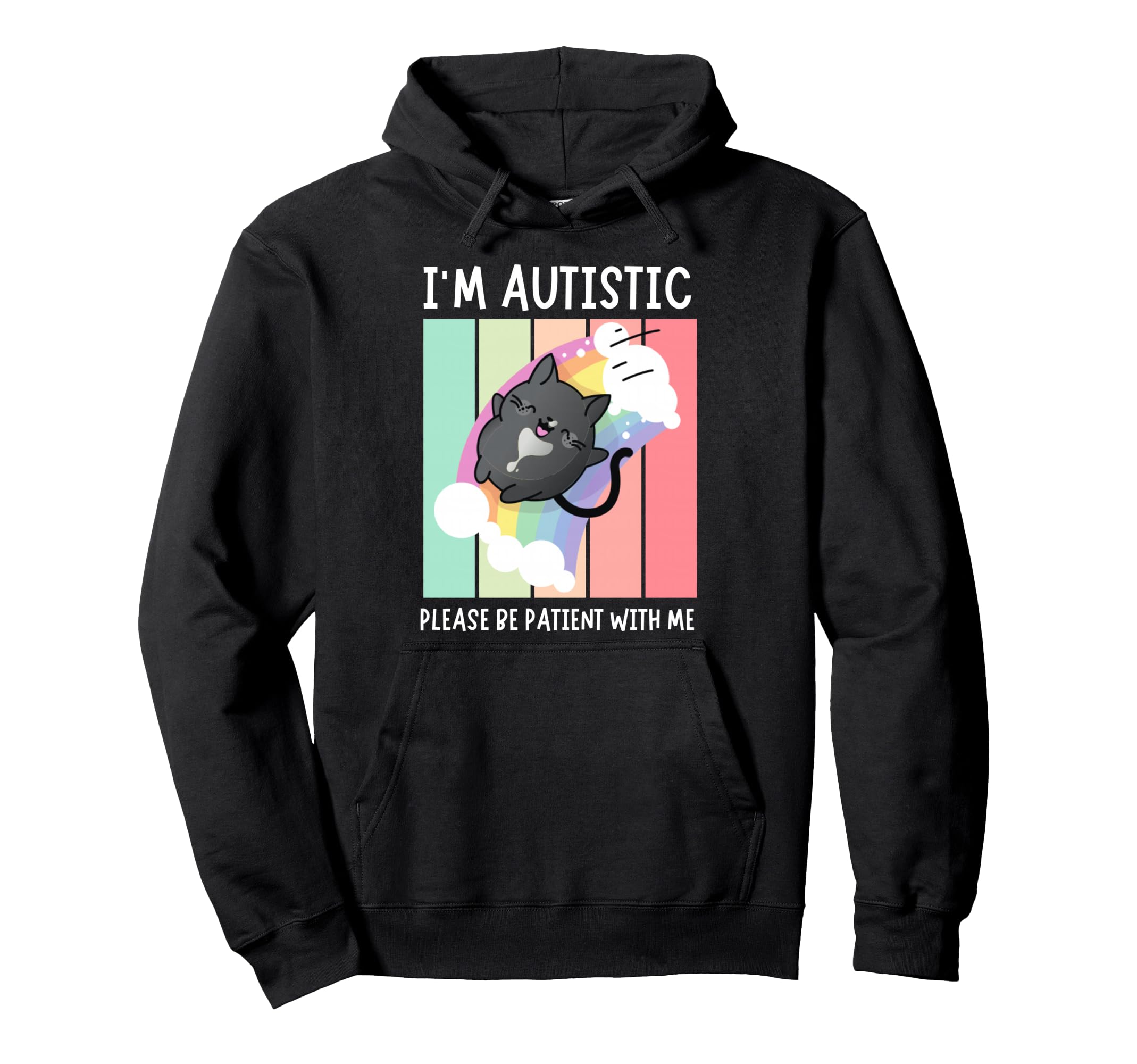 Neurodivergent Pride Im Autistic Asd Hoodie - Graphic Print Men Women - T-Shirt, Sweatshirt, Hoodie