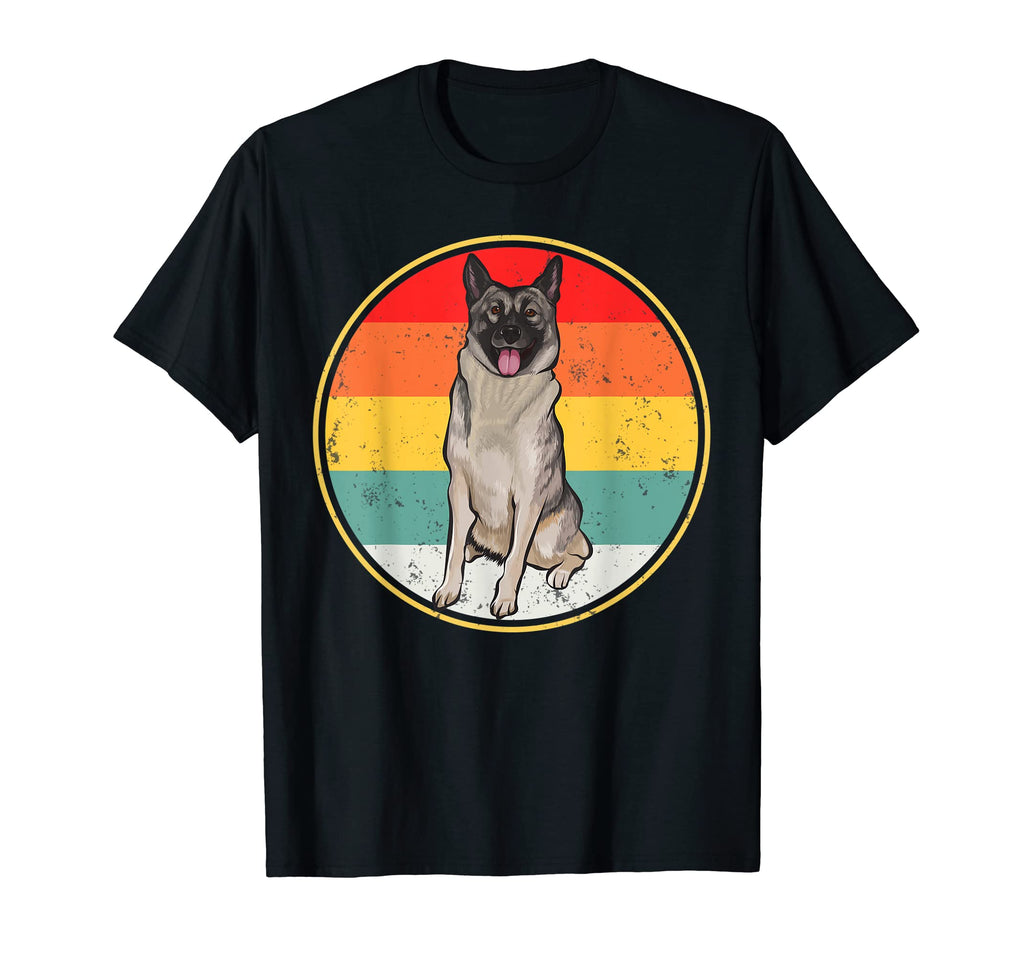 Sunset Norwegian Elkhound Dog T-Shirt - Graphic Print for Adults - T-Shirt, Sweatshirt, Hoodie