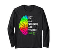 Not All Wounds Are Visible Mental Health T-Shirt - Streetwear Style Unisex - T-Shirt, Sweatshirt, Hoodie