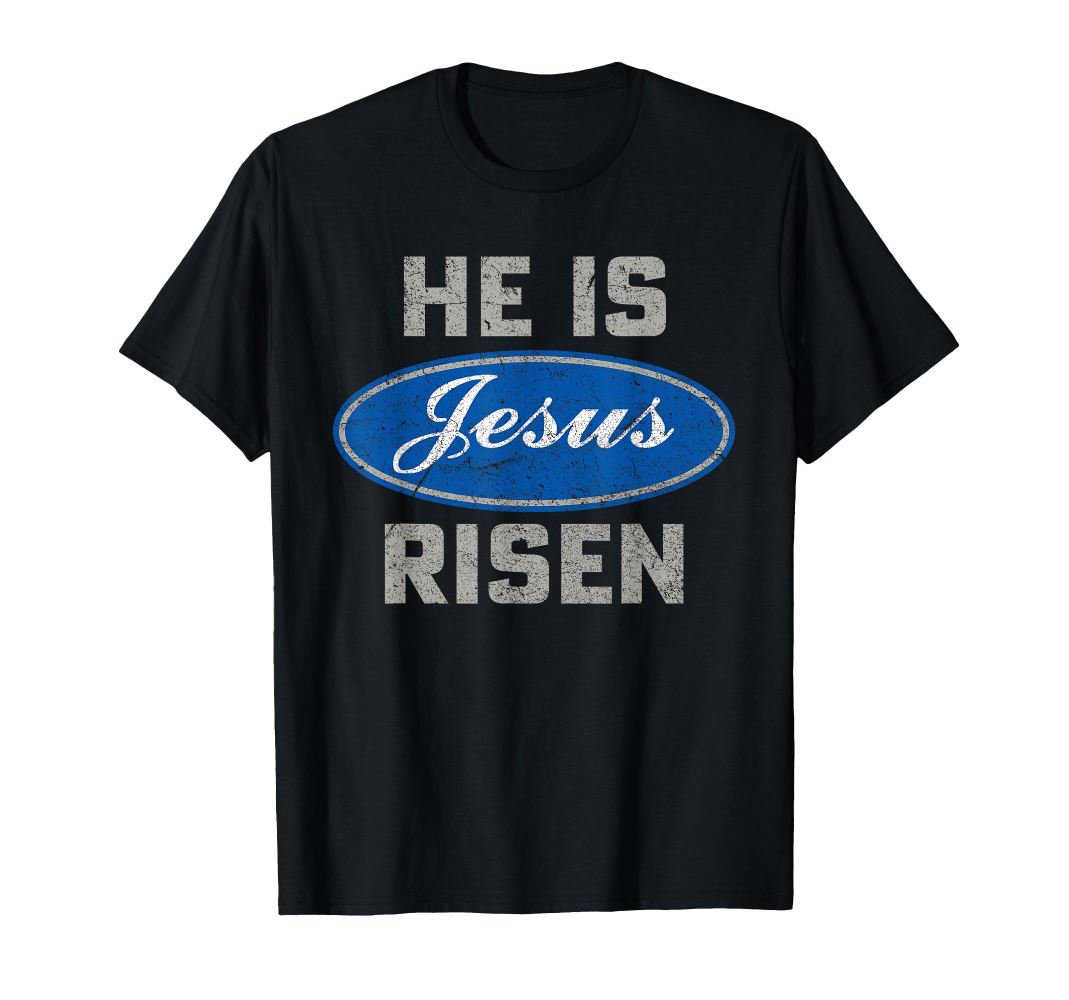 Jesus He Is Risen Pony Car Logo T-Shirt - Trendy Graphic Men Women - T-Shirt, Sweatshirt, Hoodie
