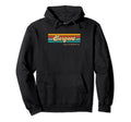 Sunset Stripes Sargent California Hoodie - Streetwear Style for Adults - T-Shirt, Sweatshirt, Hoodie