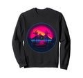 Palm Tree Vinyl Record Vaporwave Sweatshirt - Novelty Apparel for Adults - T-Shirt, Sweatshirt, Hoodie