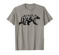 Explore Bear Typography Outdoors T-Shirt - Custom Art Print Unisex - T-Shirt, Sweatshirt, Hoodie