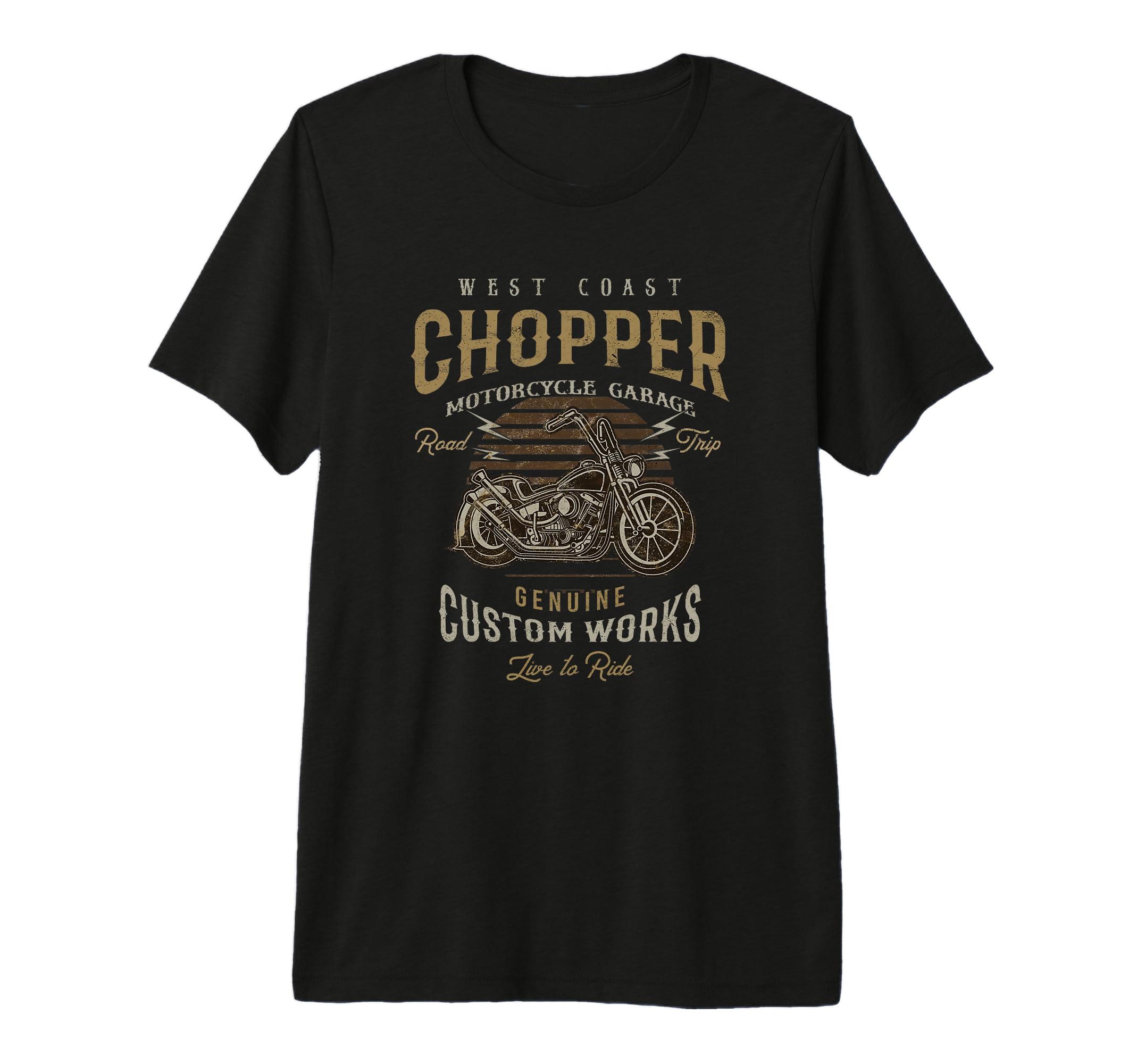 West Coast Chopper Garage Motorcycle T-Shirt - Aesthetic Graphic Men Women - T-Shirt, Sweatshirt, Hoodie