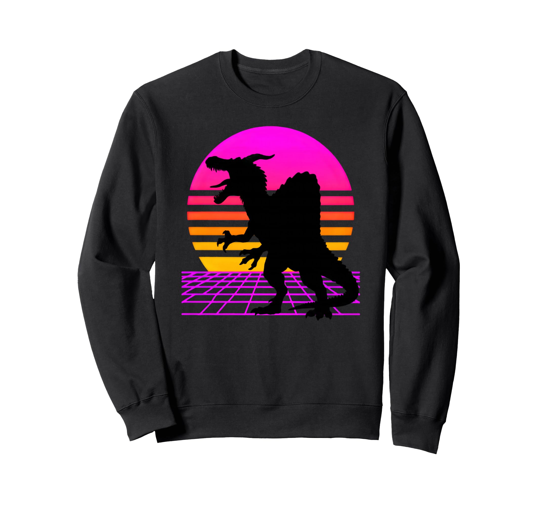 Fearless Spinosaurus Dinosaur Sweatshirt - Graphic Print for Adults - T-Shirt, Sweatshirt, Hoodie