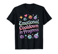Emotional Cooldown Progress Funny T-Shirt - Minimalist Print for Adults - T-Shirt, Sweatshirt, Hoodie