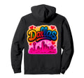 Dallas Skyline Airbrush Western City Hoodie - Trendy Graphic Unisex - T-Shirt, Sweatshirt, Hoodie