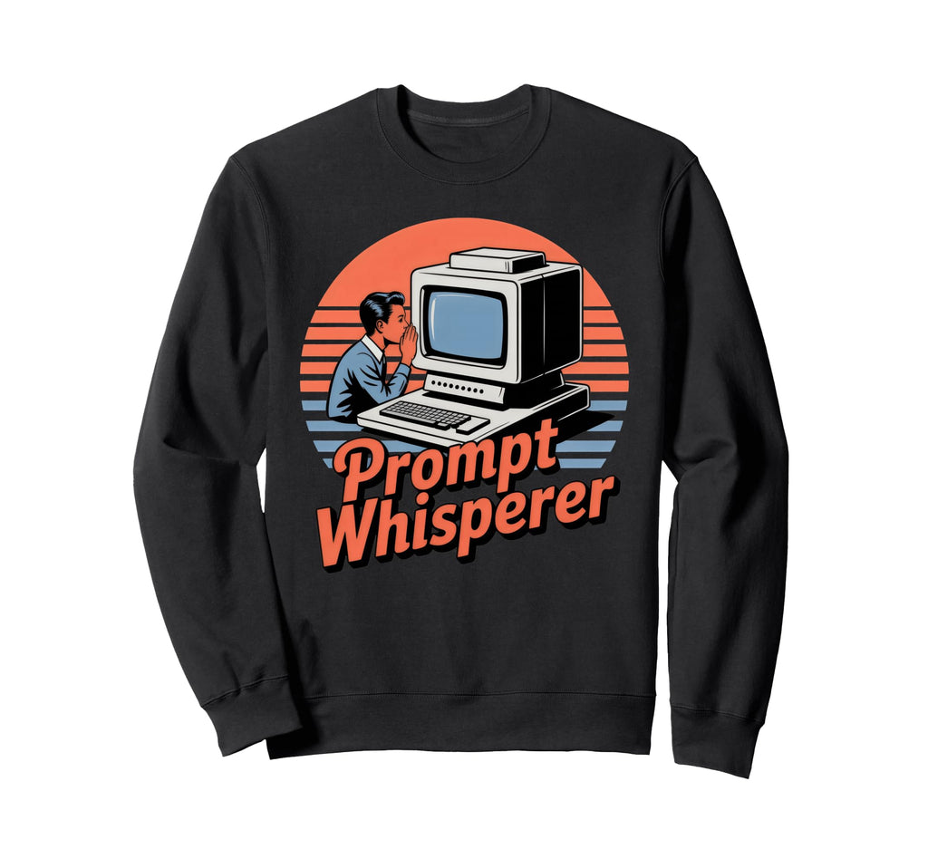 Prompt Whisperer Ai Engineer Sweatshirt - Minimalist Print for Adults - T-Shirt, Sweatshirt, Hoodie