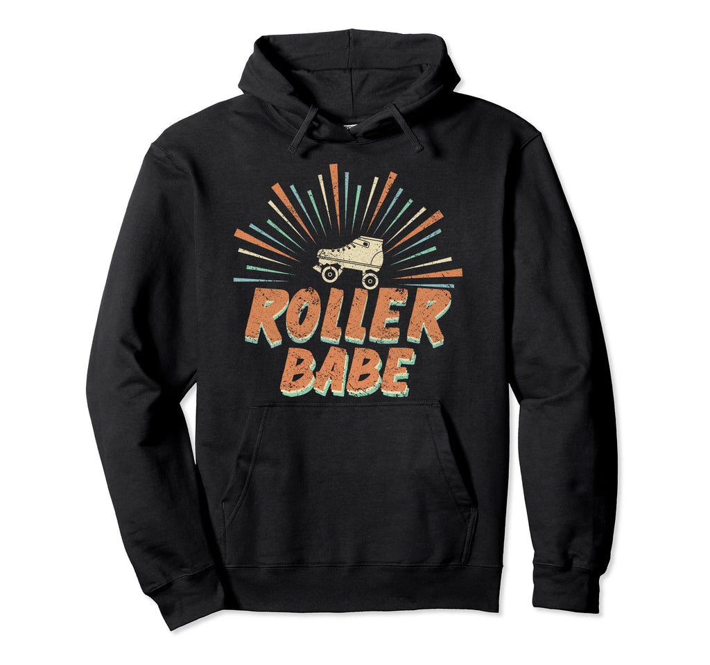 Roller Skating Skates Roller Babe Hoodie - Trendy Graphic Men Women - T-Shirt, Sweatshirt, Hoodie