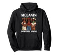 Lets Go Western Country Melanin Cowgirl Hoodie - Novelty Apparel Unisex - T-Shirt, Sweatshirt, Hoodie