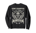Grandpas Ride Motorcycles Biker Sweatshirt - Unique Graphic Men Women - T-Shirt, Sweatshirt, Hoodie