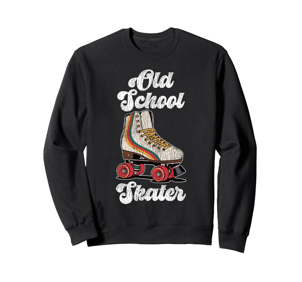 Roller Skating Skate 1970S Old School Sweatshirt - Custom Art Print Unisex - T-Shirt, Sweatshirt, Hoodie