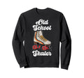 Roller Skating Skate 1970S Old School Sweatshirt - Custom Art Print Unisex - T-Shirt, Sweatshirt, Hoodie