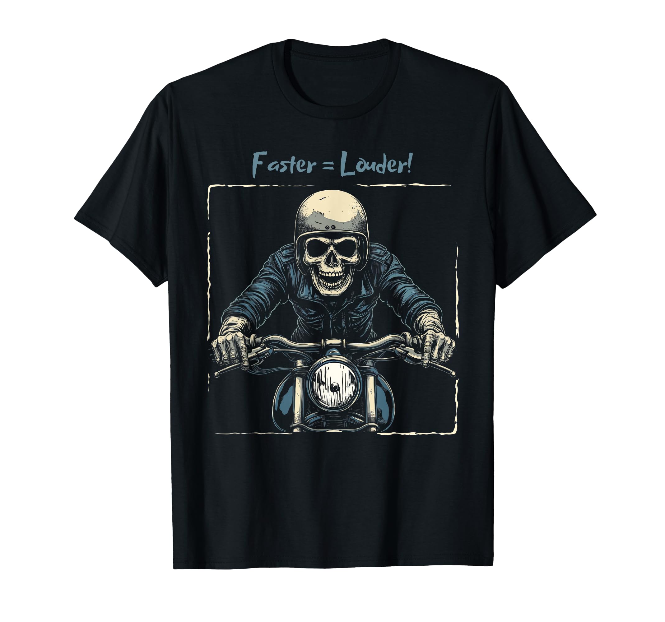 Faster Louder Motorcycle T-Shirt - Streetwear Style for Adults - T-Shirt, Sweatshirt, Hoodie