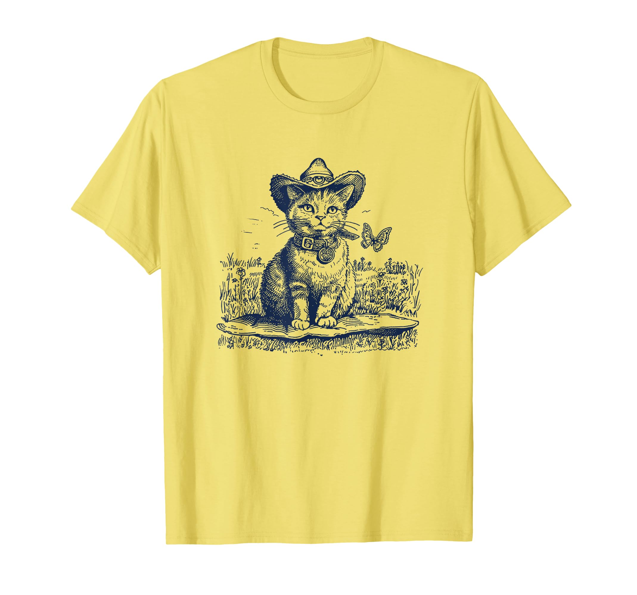 Meowdy Funny Country Music Cat Cowgirl T-Shirt - Trendy Graphic for Adults - T-Shirt, Sweatshirt, Hoodie
